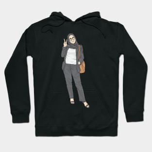 Hijabi Office Lady Hoodie